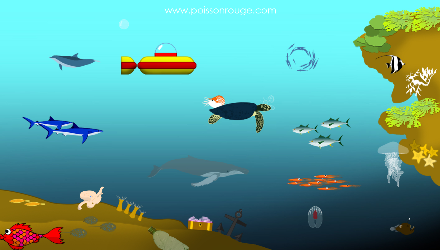 Jeux Poisson Rouge . Red Fish Games . News